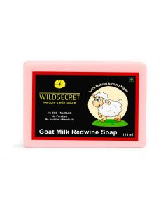 Goatmilk red wine soap